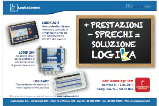 Logika Control- Pubblicita su IQDAC marzo aprile 2013